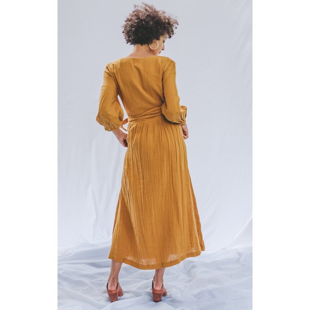 SOLD - NWT Voloshin Louisa Gauze Wrap Dress - S - Picture 3 of 7